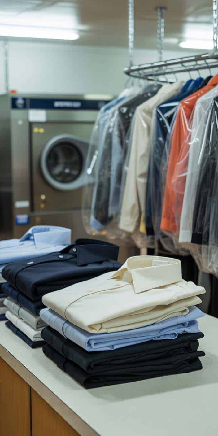 w-f-side Wash and fold laundry from Spartan Dry Cleaners